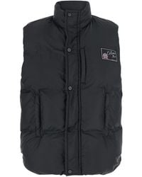 Celine - High-Neck Sleeveless Padded Vest - Lyst