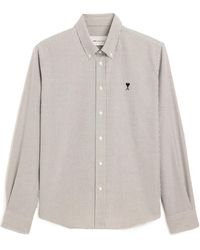 Ami Paris - Ami Ami De Coeur Striped Shirt - Lyst