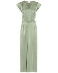 forte_forte - V-Neck Belted Dress - Lyst