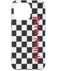 Palm Angels - Checkerboard Logo-Print Iphone 13 Case - Lyst