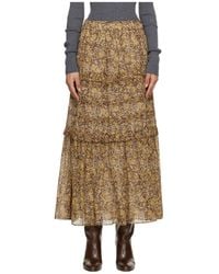 Isabel Marant - Volomia Ruffled Maxi Skirt - Lyst