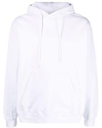 MSGM - Logo Printed Drawstring Hoodie - Lyst