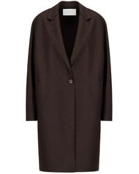 Harris Wharf London - Button-Front Coat - Lyst
