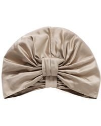 Jennifer Behr - Sasha Gathered Duchesse-Satin Hair Wrap - Lyst