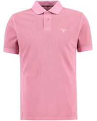 Barbour - Washed Tartan Tailored Pique Polo Shirt - Lyst