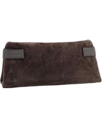 Brunello Cucinelli - Essence Precious Strapped Clutch Bag - Lyst