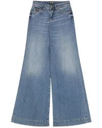 Versace - Jeans Couture Wide-Leg Jeans - Lyst