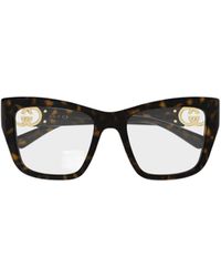 Gucci - Eyewear Cat-Eye Frame Glasses - Lyst