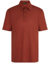ZEGNA - Brick Vellus Aureum Polo Shirt - Lyst