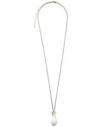 TOTEME - Drop Crystal-Embellished Necklace - Lyst