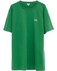 Loewe - Anagram-Embroidered T-Shirt - Lyst