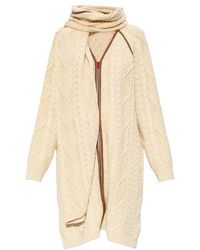 DIESEL - Inta Cable-Knit Zip Cardigan - Lyst