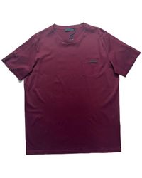 Prada - Bag T-Shirt With Round Neck - Lyst