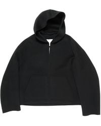 Acne Studios - Hooded Zip-Up Sweater - Lyst