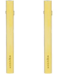 McQueen - T-Bar Earrings - Lyst