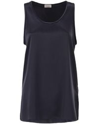 Brunello Cucinelli - Sleeveless Blouse - Lyst