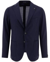 Tagliatore - Long-Sleeved Suit Jacket - Lyst