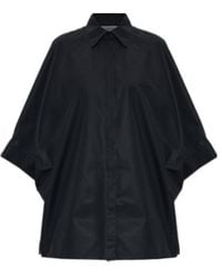 Balenciaga - Oversized Short-Sleeve Shirt - Lyst