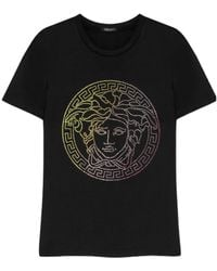 Versace - Medusa-Head Motif T-Shirt - Lyst