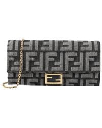 Fendi - Baguette Continental Chained Wallet - Lyst