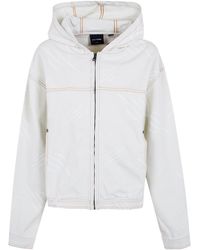 Daily Paper - Hooded Patterned Jacket - Lyst