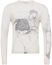 JW Anderson - Jw Anderson Long Sleeve Underpinning Top - Lyst