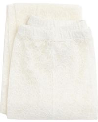 Valentino - Logo Waistband Lace Detailed Tights - Lyst