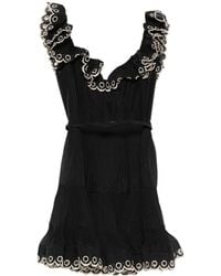 Zimmermann - Ruffled Trim Tiered Dress - Lyst