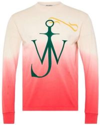 JW Anderson - Jw Anderson Dip Dye Anchor Sweatshirt - Lyst