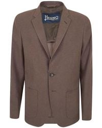 Herno - Single-Breasted Blazer - Lyst