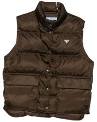 Prada - Re-Nylon Quilted Gilet - Lyst