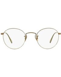 Oliver Peoples - Round Frame Glasses - Lyst