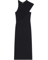 Courreges - Courrèges Draped Knitted Dress - Lyst