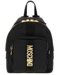 Moschino - Small Logo-Plaque Backpack - Lyst