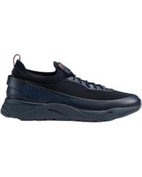 Santoni - Low-Top Panelled Sneakers - Lyst