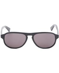 Bottega Veneta - Logo Sunglasses - Lyst