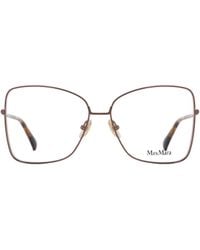 Max Mara - Square Frame Glasses - Lyst