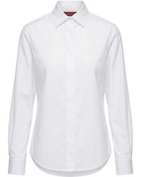 Gucci - Cotton Poplin Shirt With Embroidery - Lyst