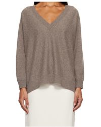 Lisa Yang - V-Neck Cashmere Sweater - Lyst