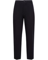 Moncler - Logo Patch Tailored Pants - Lyst