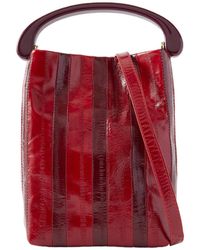 Dries Van Noten - Eel-Effect Leather Shoulder Bag - Lyst