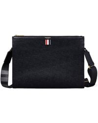 Thom Browne - 4-Bar Crossbody Document Holder - Lyst