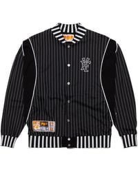 PDF CHANNEL - Pdf Striped Bomber Jacket - Lyst