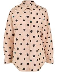 Fendi - Polka Long Sleeve Blouse - Lyst