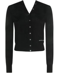 Alexander Wang - Button-Up V-Neck Cardigan - Lyst