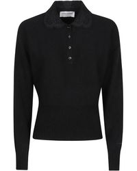 ERMANNO FIRENZE - Button-Up Long-Sleeve Sweater - Lyst