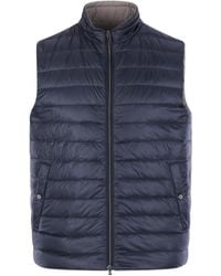 Herno - Reversible Quilted Down Gilet - Lyst