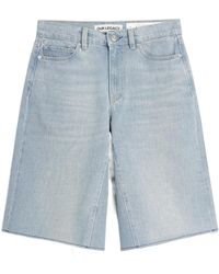 Our Legacy - Midi A-Line Denim Shorts - Lyst