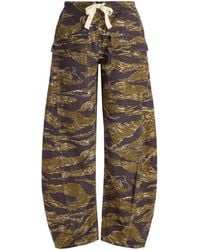 R13 - Reversible Leopard-Stripe Trousers - Lyst