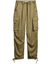 Golden Goose - Colored Viscose Cargo Pants - Lyst